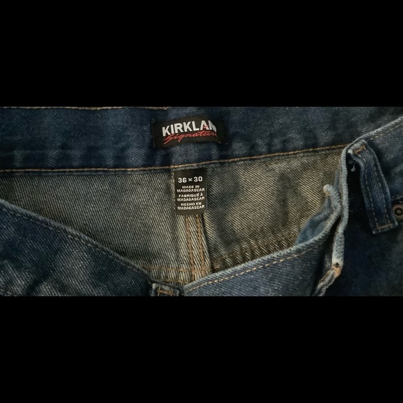 MENS KIRKLAND JEANS SIZE 36x30 NWOT - Picture 3 of 4